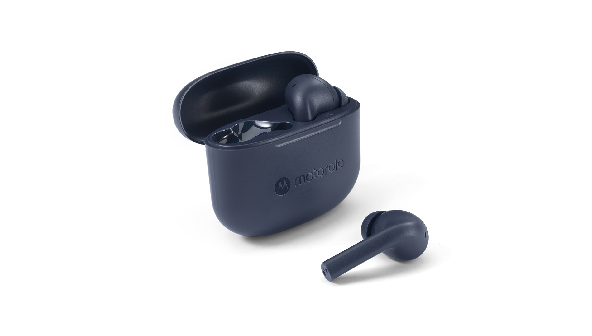 MOTO BUDS 065 True Wireless Earbuds in Blue with Mono mode - Product image