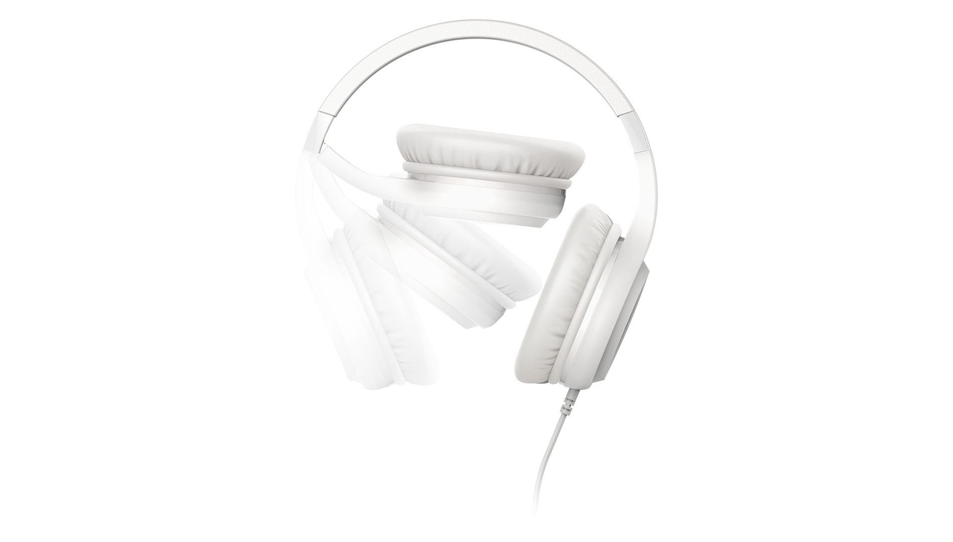 MOTO XT 120 Folding headphones in white - product image