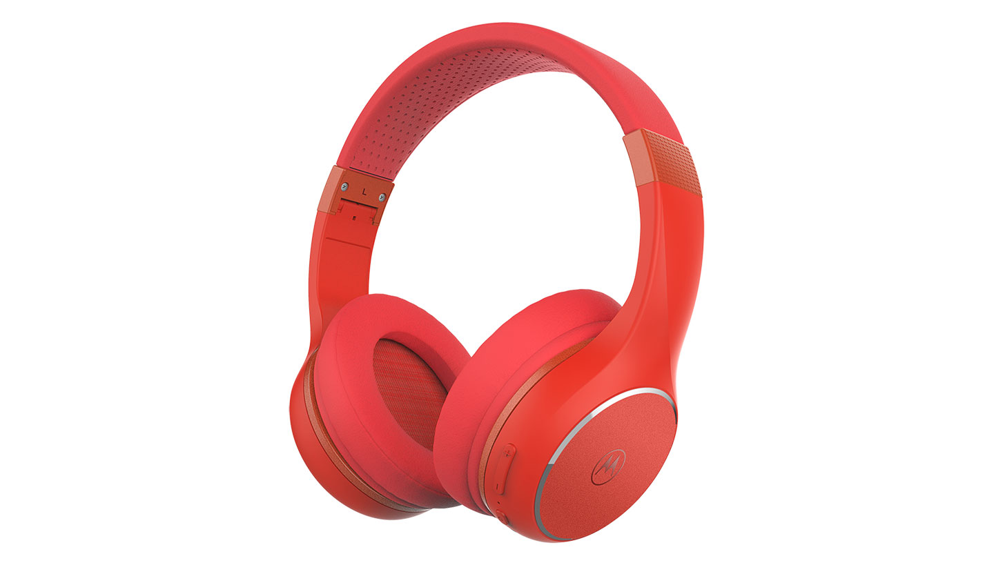 MOTO XT 220 Wireless over ear Headphones in red - Product image