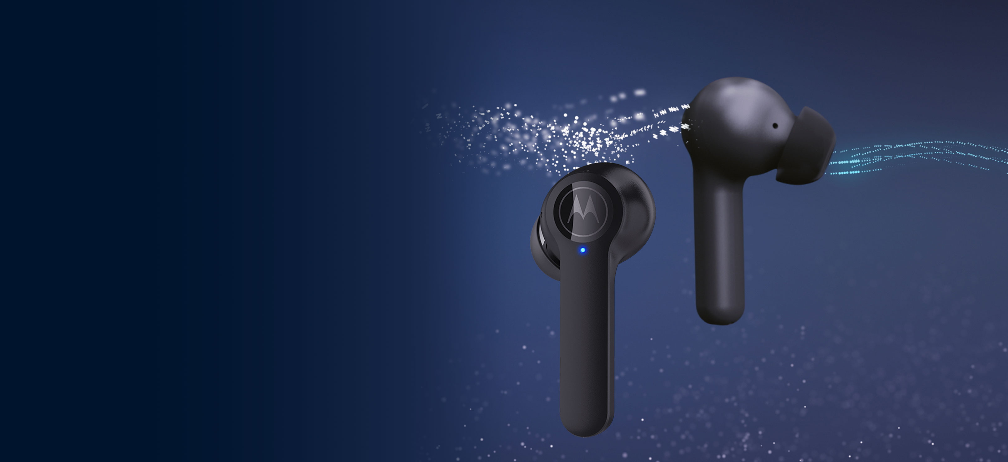 MOTO MB-S ANC - Active Noise Cancelling Earbuds - Product image