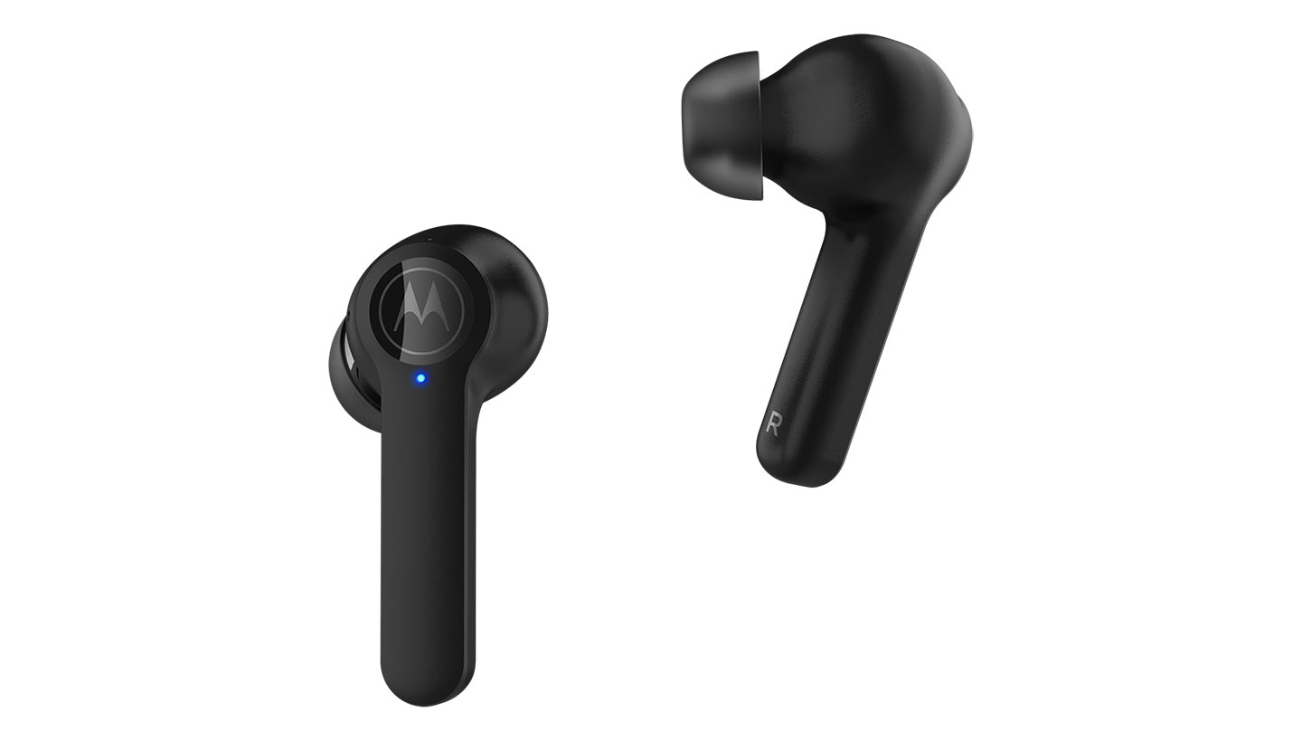 Moto Buds S ANC Earbuds with Active Noise Cancelling in black