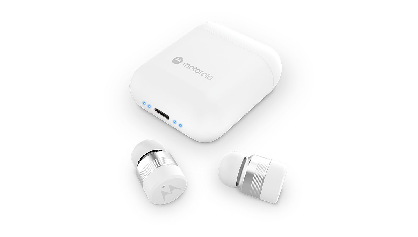 True wireless MOTO Earbuds 120 in white - Product image