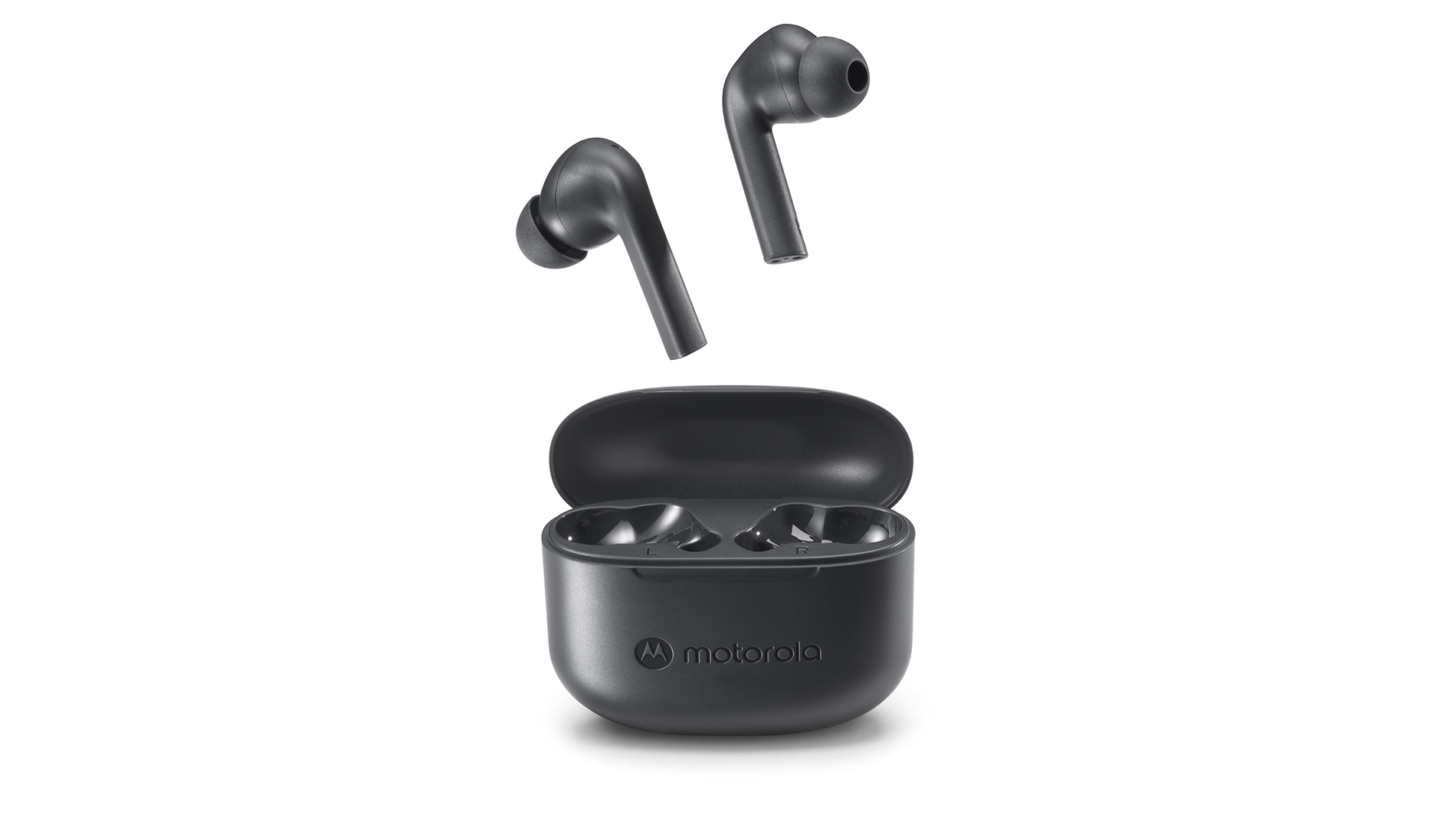 MOTO BUDS 065 True Wireless Earbuds in Black with lightweight design - Product image