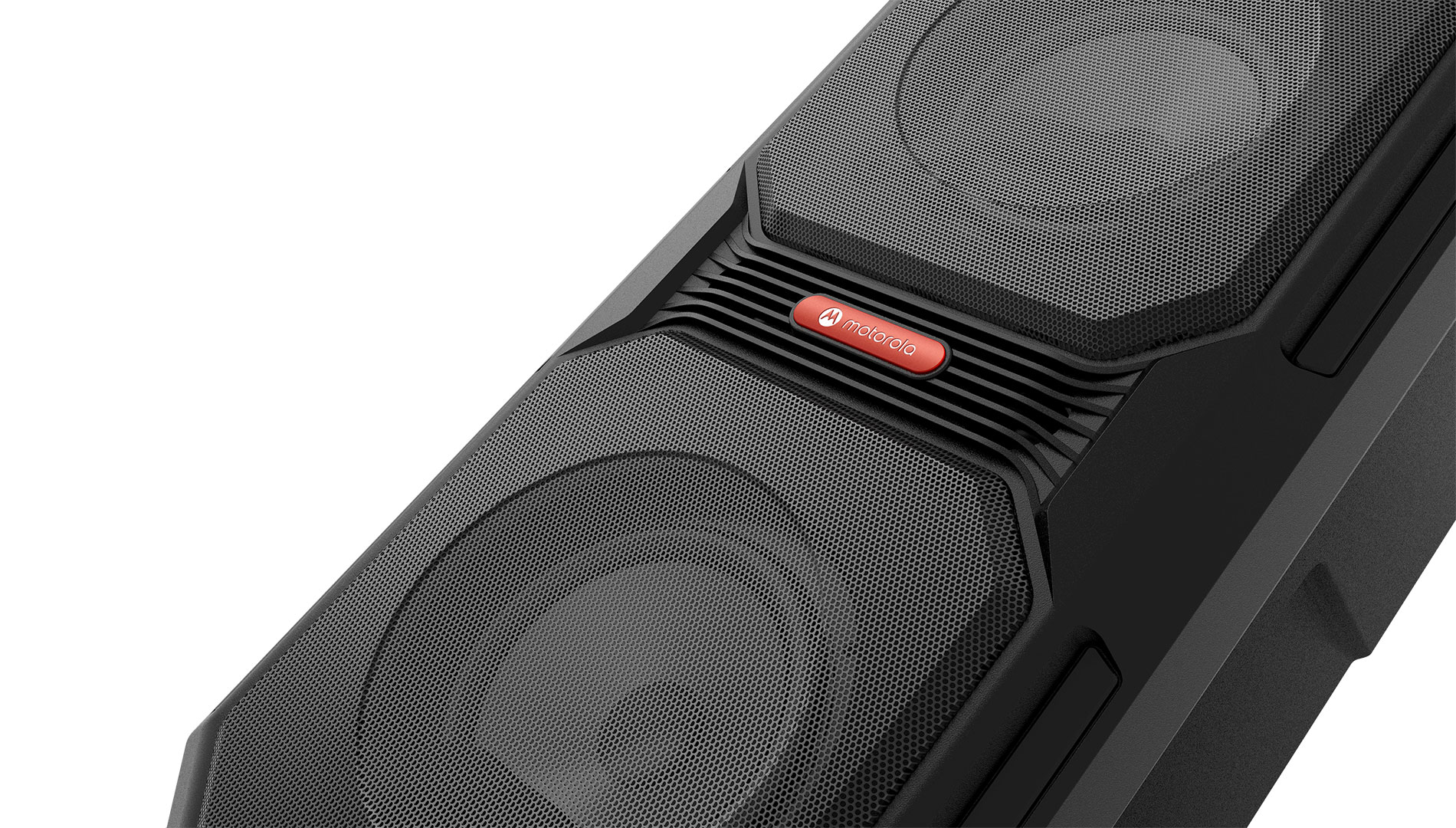 MOTO ROKR 820 Wireless party speaker angled view